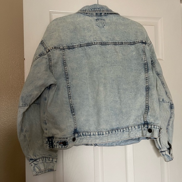 H&M Jean blue Jacket oversized - Picture 3 of 6
